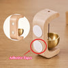 Cloche de Porte en Bois Magnétique