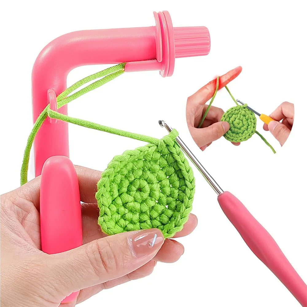 3-in-1 Crochet Tension Regulator & Magic Ring Tool