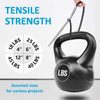 A hand is holding a black nylon cable tie, demonstrating tensile strength. The product is an assorted size for various projec