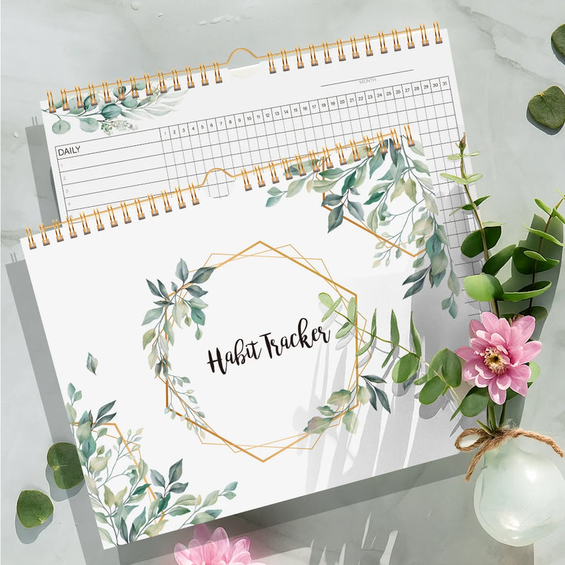 Daily Habit Tracker & Goal Planner Journal