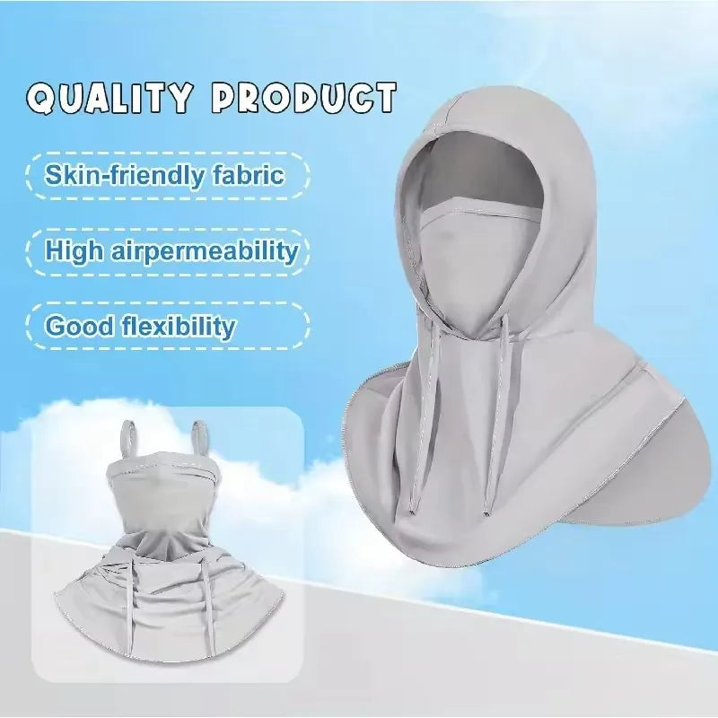 UV Protection Balaclava Face Mask with Neck Cover