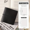 Mini Faux Leather Photo Album with 50 Transparent Pages