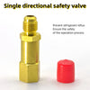 Car A/C Oil and Dye Injector with Low-Side Quick Coupler
