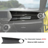 Carbon fiber interior trim kit for Chevrolet Camaro showing a vent detail.