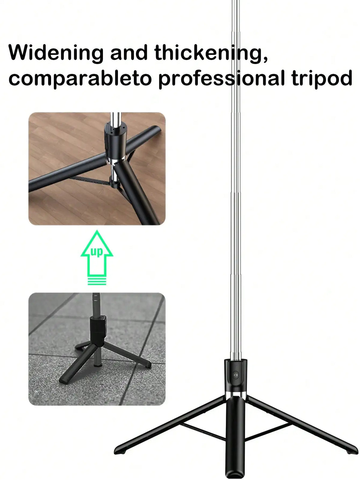 Extendable Wireless Selfie Stick Tripod