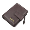 Vintage PU Leather Zipper Wallet for Men