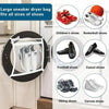 Sac de séchage pour baskets, convient à toutes les tailles, à côté d'une machine à laver.