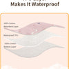 Soft Cotton Baby Bibs with Waterproof Backing (3-Layer, U-Shaped)