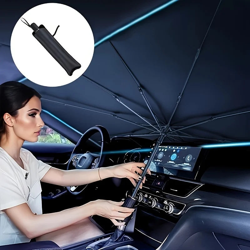 Foldable Umbrella Car Sun Shade