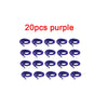 20 pieces of purple fuzzy wiggly worm magic trick with an invisible string