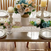 Boho Cotton Tassel Table Runner for Farmhouse & Wedding Decor