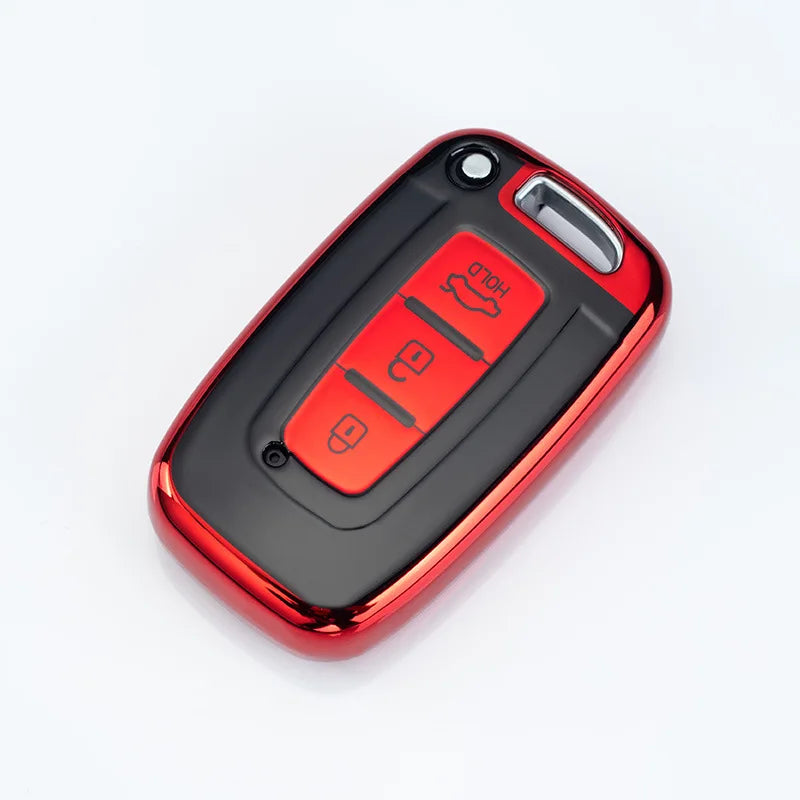 Multi-Color Button Car Key Cover