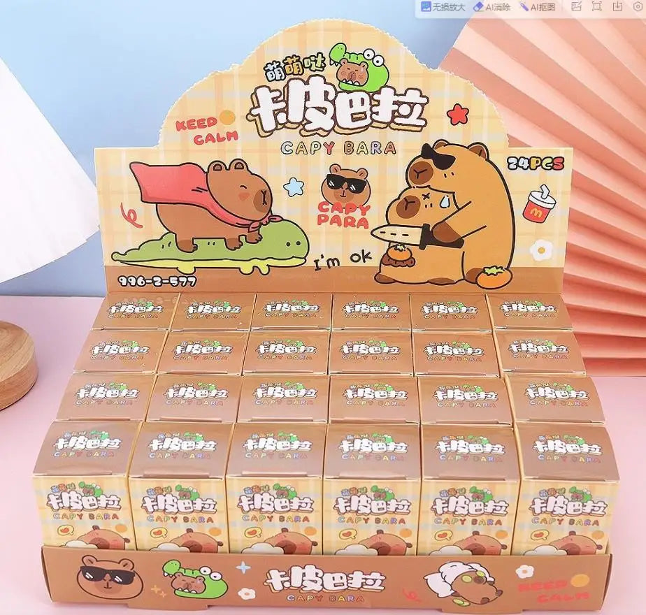 Surprise Capybara Blind Box Keychain Doll