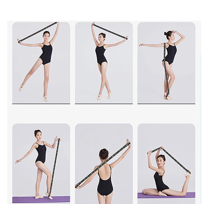 8-Schlaufen Yoga-Dehnriemen für Flexibilität & Mobilität