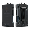 Slim Aluminum RFID Blocking Wallet with ID Window and Money Clip