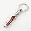 Gearbox Keychain with Turbo Hub and Brake Disc Pendant