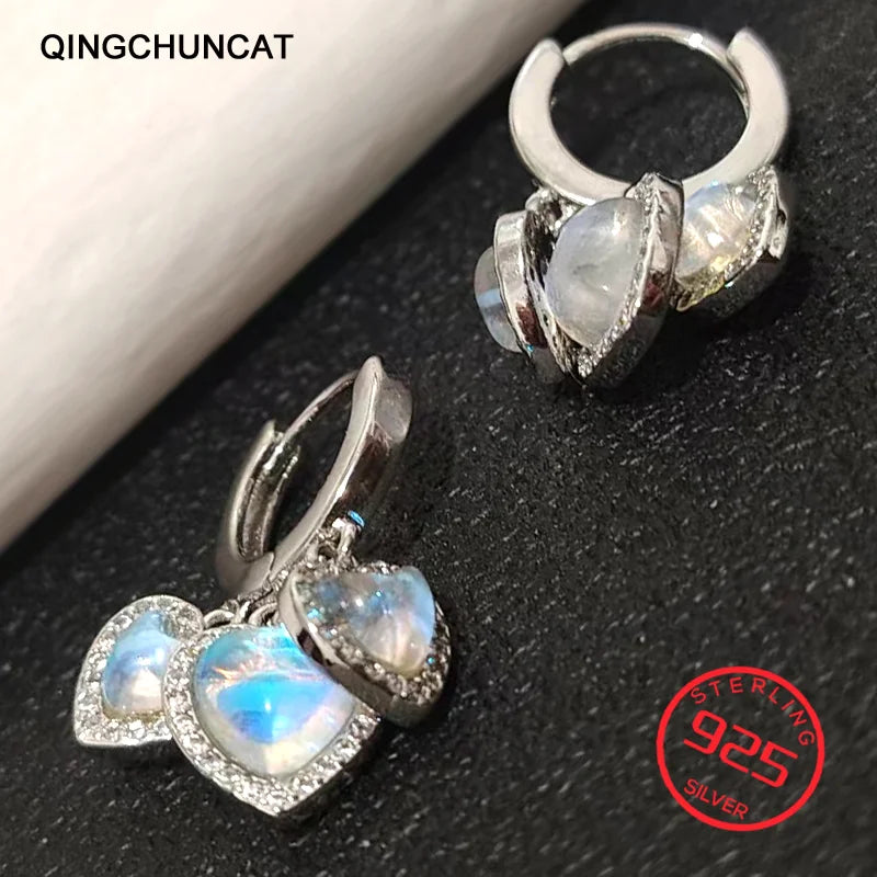925er Sterling Silber Turquoise Ohrringe
