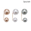 Pearl Brooch Pin Set – Versatile Double-Head Clips for Style and Function
