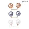 Pearl Brooch Pin Set – Versatile Double-Head Clips for Style and Function