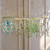 Crystal Willow Suncatcher Wind Chime in Natural Stone Finish