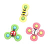 Suction Cup Spinning Bath Toys for Babies (Set of 3)