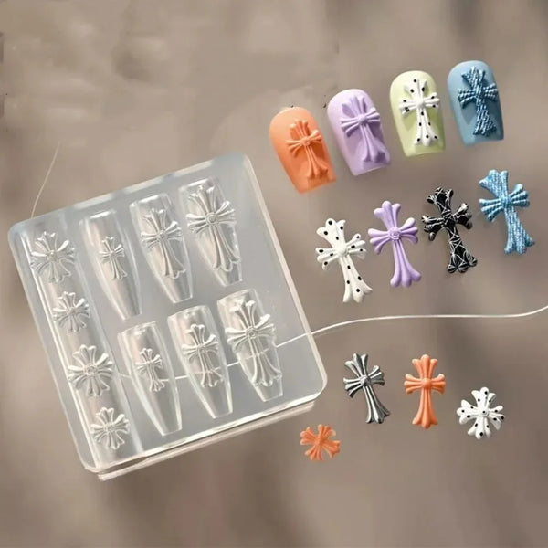3D-Silikon-Nagelkunstformen für DIY-Maniküre