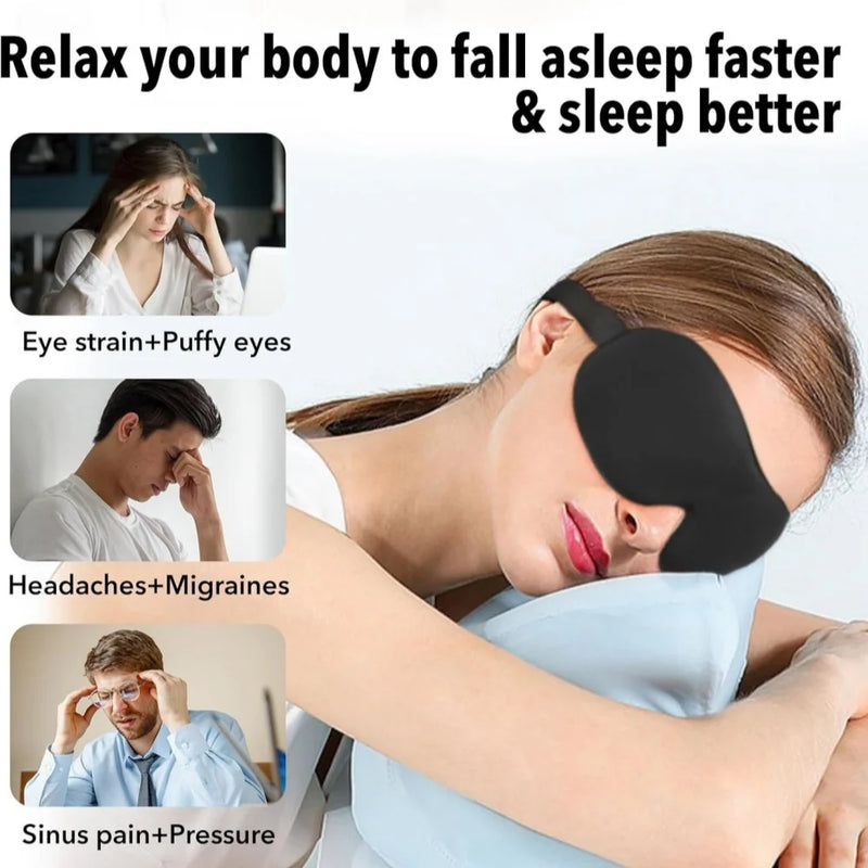3D Contour Sleep Mask with Memory Foam