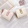 Cute Cat Face PU Leather Coin Purse with Wrist Strap