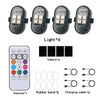 Wireless RGB LED Strobe Warning Light
