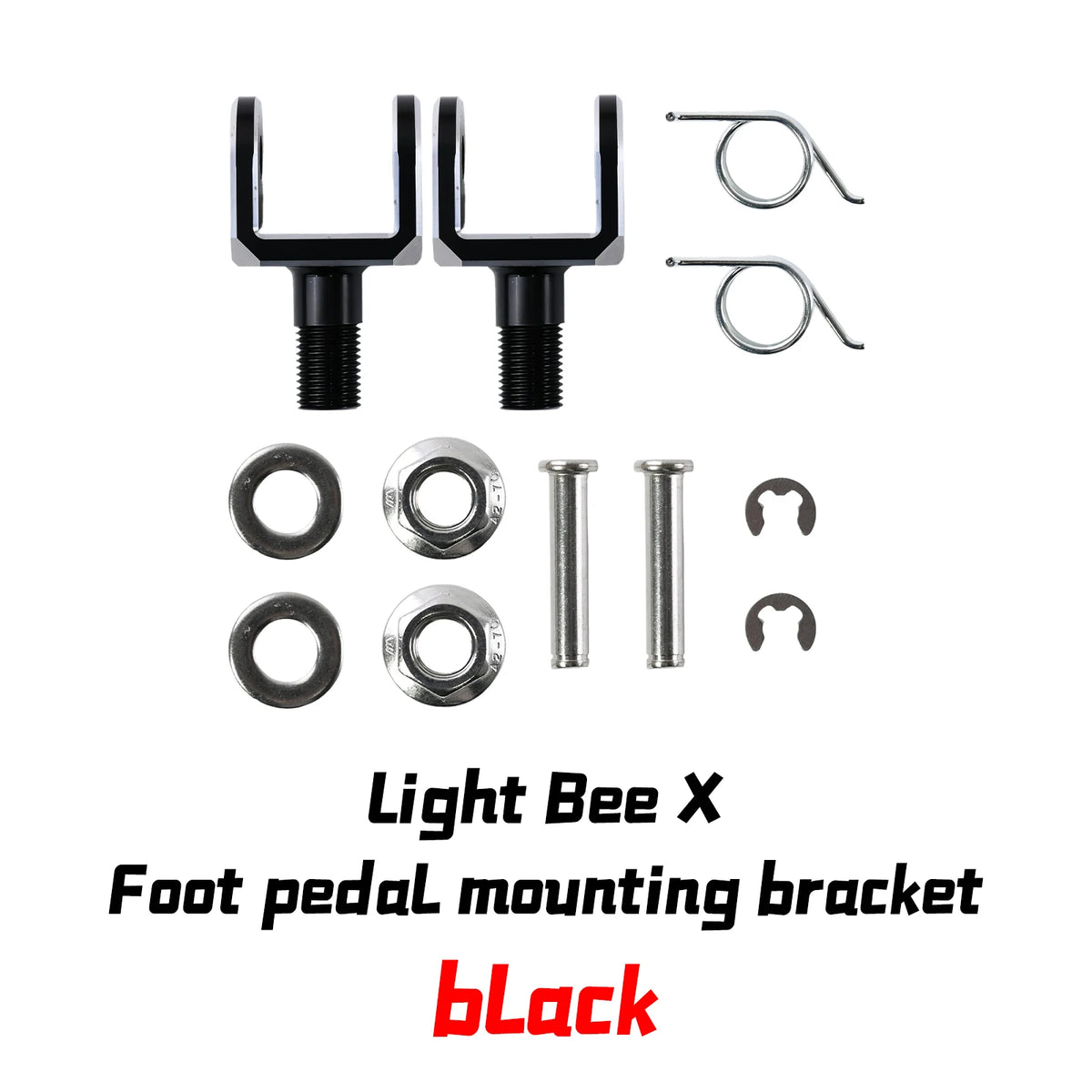 Durable Aluminum Footpegs with Pedal Bracket for Electric Dirt Bikes