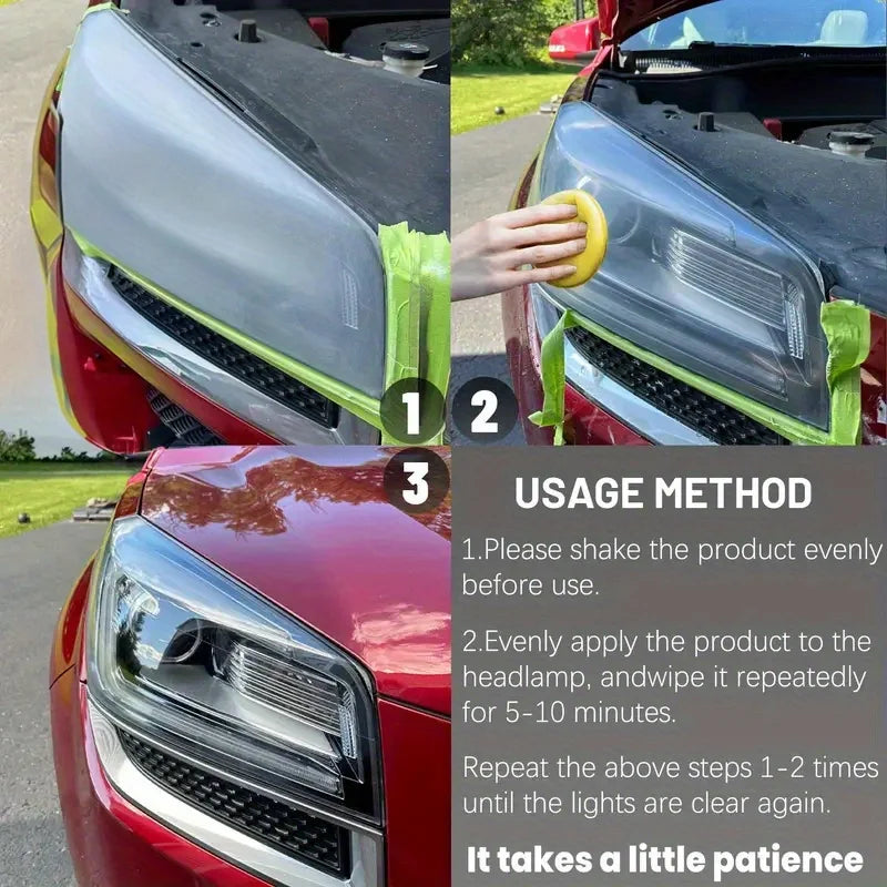Car Headlight Restoration Kit