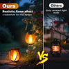 Solar-Powered Flame Lantern