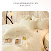 Princess Chiffon Duvet Cover with Romantic Ruffles