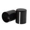 Black magnetic docking hardware cover kit for Harley touring models, shown in a side view.