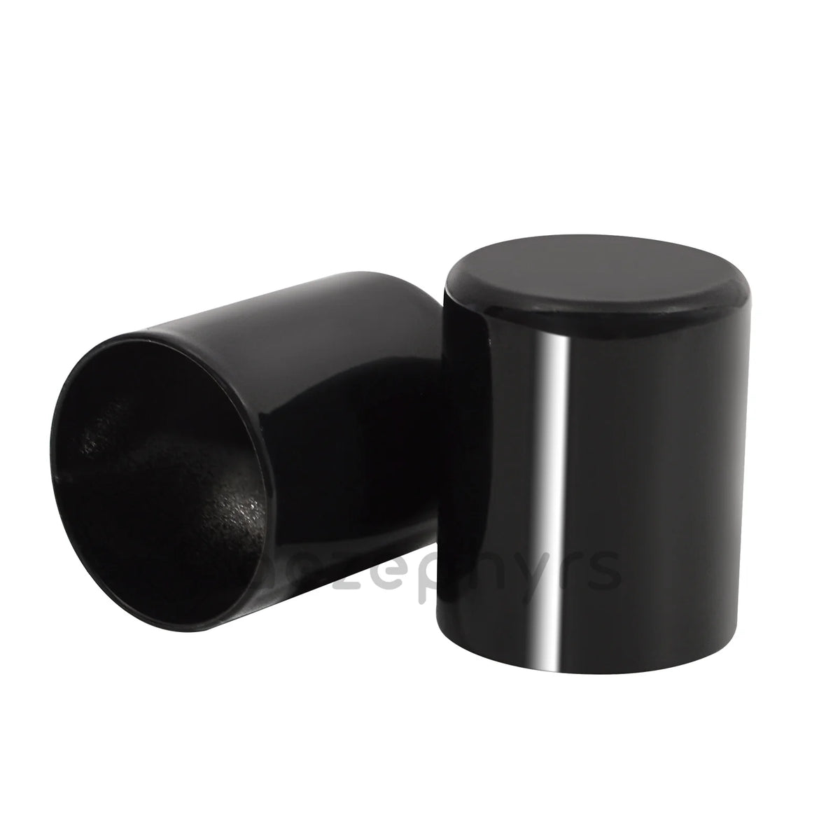 Black magnetic docking hardware cover kit for Harley touring models, shown in a side view.