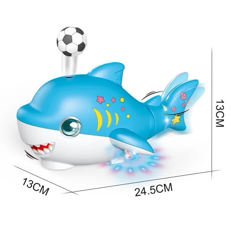 Electric Shark Toy with Music, Lights & Floating Ball
