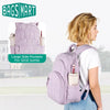 Quilted Casual Daypack with Padded Laptop Compartment