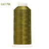 80-Color Polyester Embroidery Thread Set with Large 4000m Spools