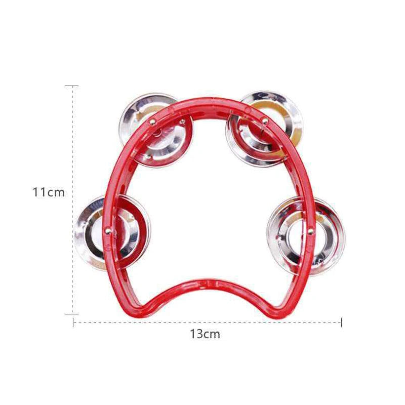 Handheld Tambourine with Jingle Bells for Kids