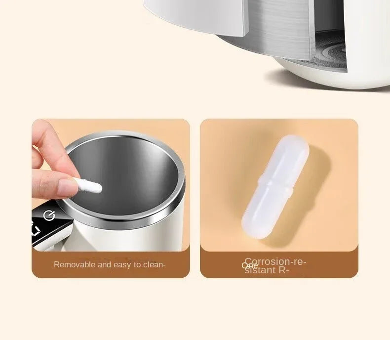 Self-Stirring Travel Mug with Temperature Display