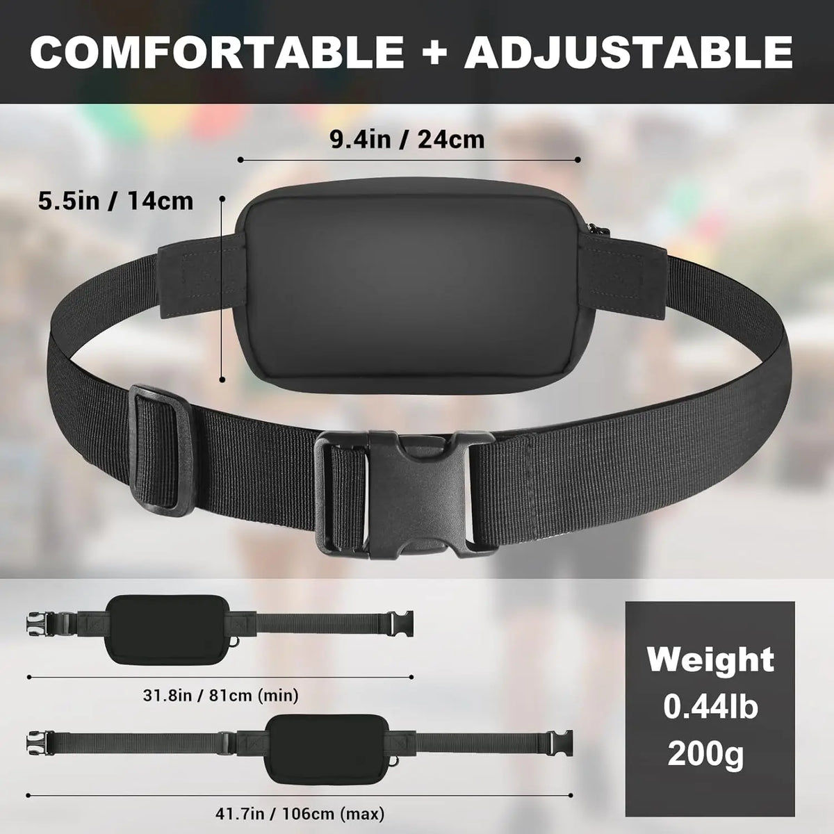 Concealed Carry Tactical Waist Pack with Holster