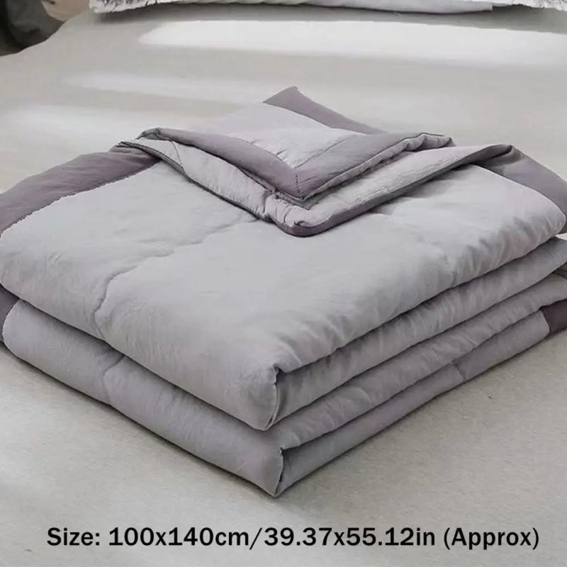 Double-Sided Cooling Blanket for Summer Comfort