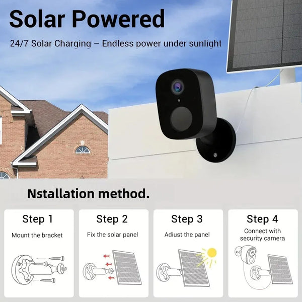 Cámara de Seguridad Solar con 4G/WiFi y Visión Nocturna