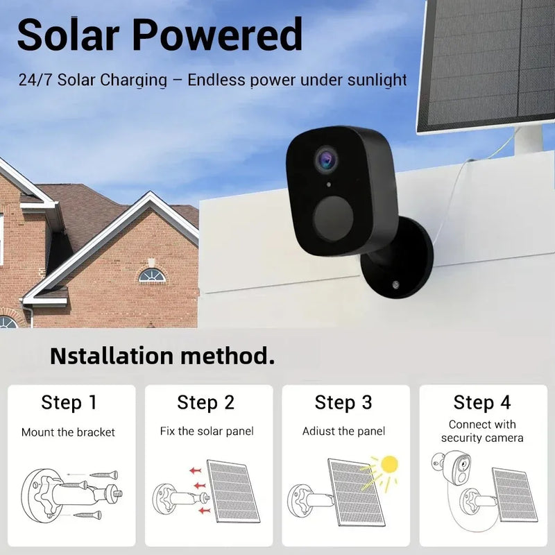 Cámara de Seguridad Solar con 4G/WiFi y Visión Nocturna