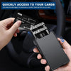 Slim RFID-Blocking Metal Wallet with Money Clip