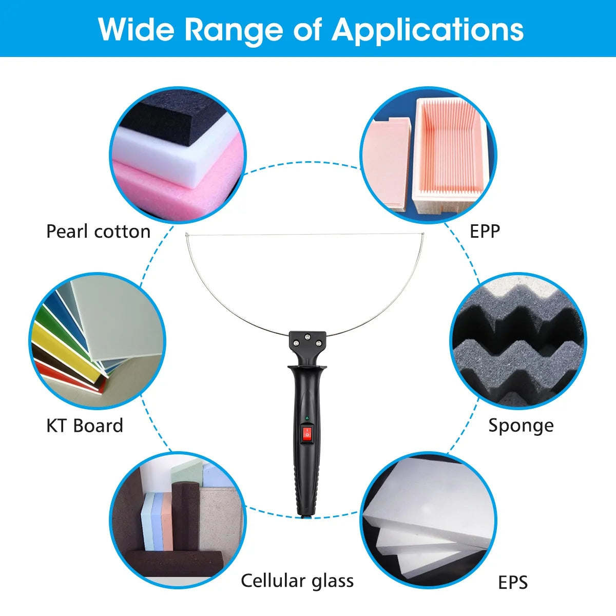 3-in-1 Electric Styrofoam Cutting Tool Kit with Adjustable Temperature