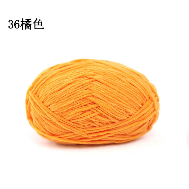 Matte Chenille Yarn for Crochet and Knitting