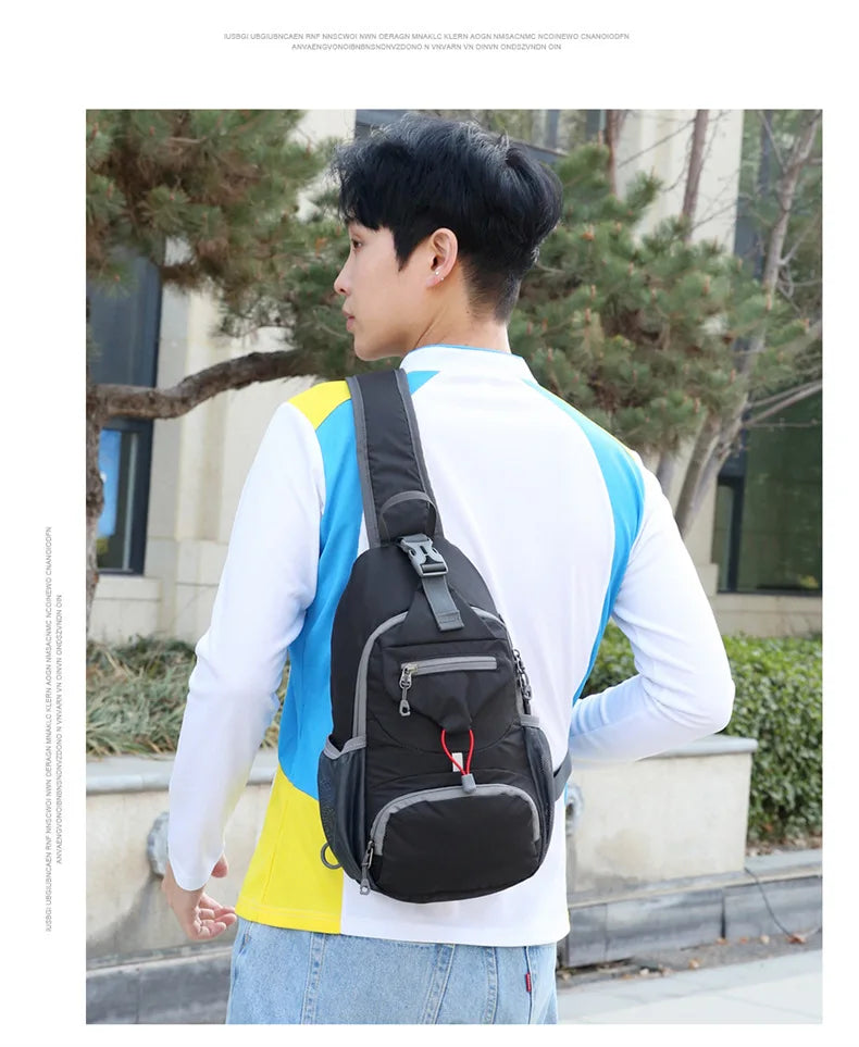 Waterproof Nylon Sling Chest Bag