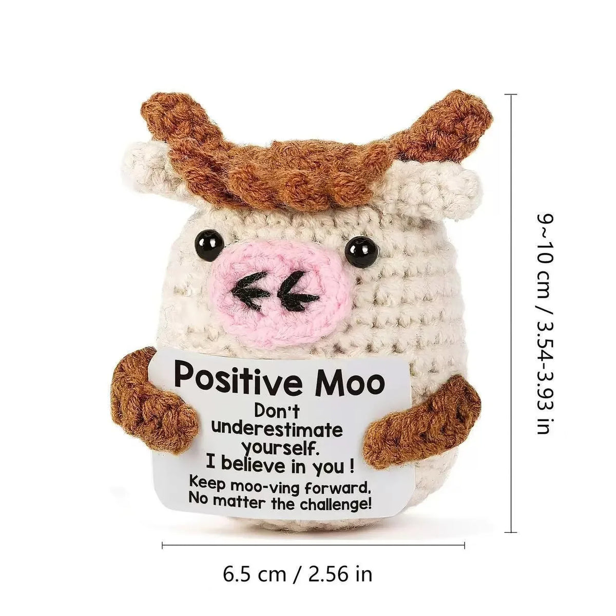 Handmade Crochet Pocket Hug Doll with Custom Message