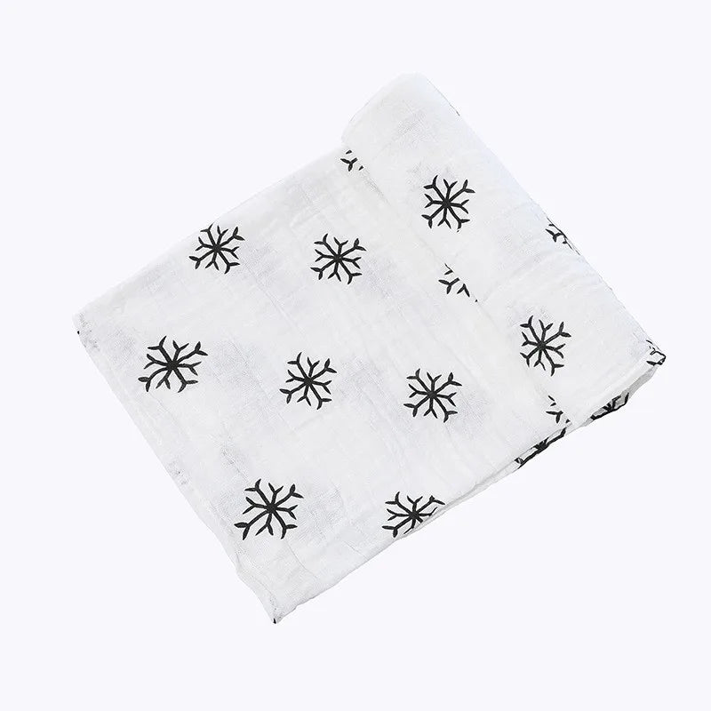 Super Soft Cotton Muslin Baby Swaddle Blanket